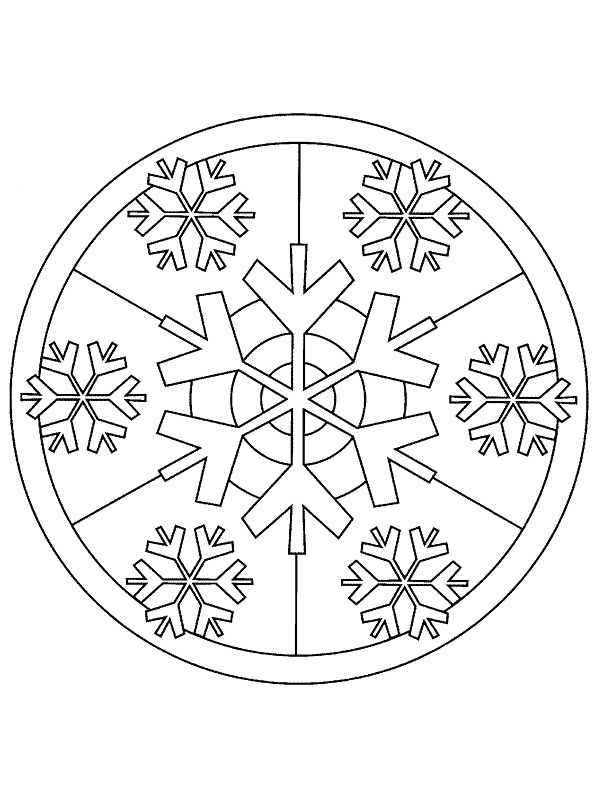 Plansa de colorat cu Craciun 534 484